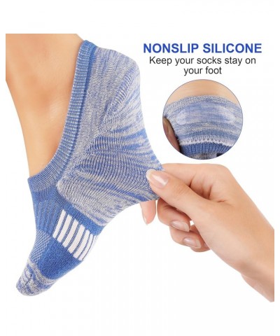 No Show Socks Womens Athletic Cushion Ankle Footies Low Cut Socks 5-6 Pairs 5 Pairs No Show Socks $11.04 Activewear