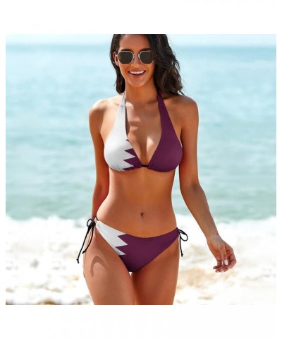 Women's Fashion Swimsuit Republika Srpska Flag 2 Piece Swimwear Set Swimsuits L Large Style-4 $16.42 Swimsuits