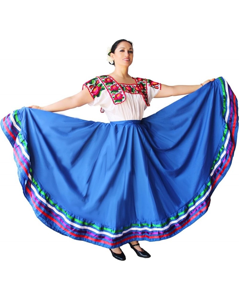 Authentic Mexican Skirt for Women Traditional Made by Original Mexican Artisans in Guerrero Folklorico Dress folklorico Skirt...