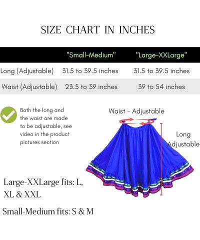 Authentic Mexican Skirt for Women Traditional Made by Original Mexican Artisans in Guerrero Folklorico Dress folklorico Skirt...