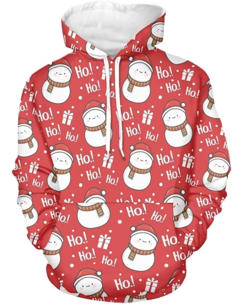 Sweatshirts And Hoodies Pullover for Teenage Girls Hooded Sweatshirts Tops A Christmas Snowman $18.54 Hoodies & Sweatshirts