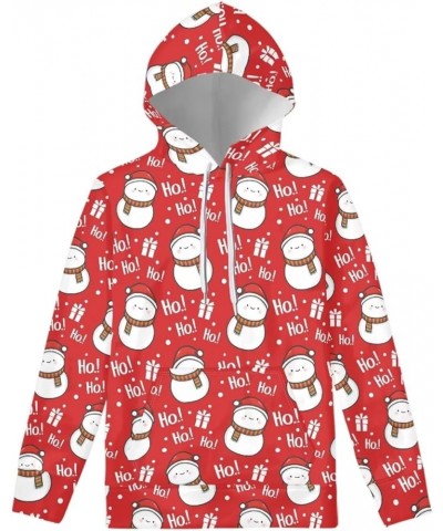 Sweatshirts And Hoodies Pullover for Teenage Girls Hooded Sweatshirts Tops A Christmas Snowman $18.54 Hoodies & Sweatshirts