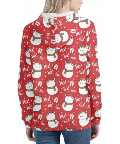 Sweatshirts And Hoodies Pullover for Teenage Girls Hooded Sweatshirts Tops A Christmas Snowman $18.54 Hoodies & Sweatshirts