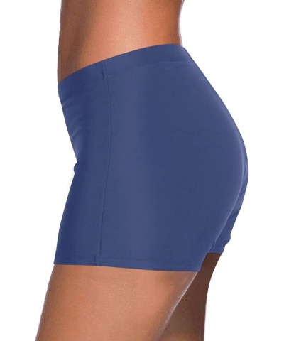 Womens Swim Shorts Solid Tankini Bottoms Swimsuit Bottoms Grey Blue $13.24 Swimsuits