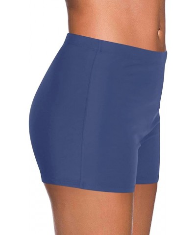 Womens Swim Shorts Solid Tankini Bottoms Swimsuit Bottoms Grey Blue $13.24 Swimsuits