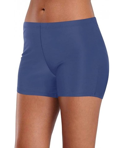 Womens Swim Shorts Solid Tankini Bottoms Swimsuit Bottoms Grey Blue $13.24 Swimsuits