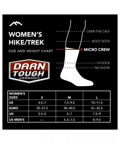 Darn Tough Women's Hiker Micro Crew Midweight with Cushion Sock (Style 1903) - Forest, Large $15.27 Activewear