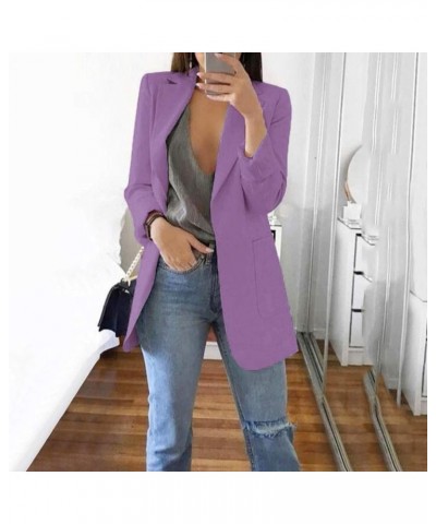 Blazers for Women Business Casual Long Sleeve Womens Blazer Jacket for Work Professional Fall Fashion 2023 Trendy Clothes 03-...