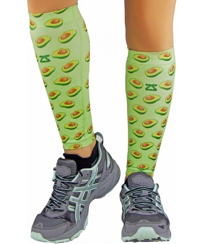 Running Leg Compression Sleeves - Shin Splint, Calf Compression Sleeve Men and Women Small-Medium Avocados - Lime Green $26.5...