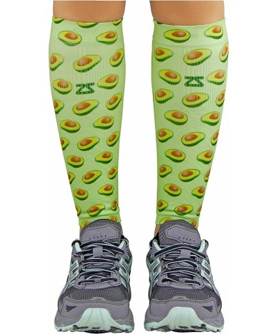 Running Leg Compression Sleeves - Shin Splint, Calf Compression Sleeve Men and Women Small-Medium Avocados - Lime Green $26.5...