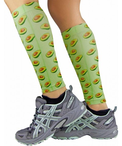 Running Leg Compression Sleeves - Shin Splint, Calf Compression Sleeve Men and Women Small-Medium Avocados - Lime Green $26.5...