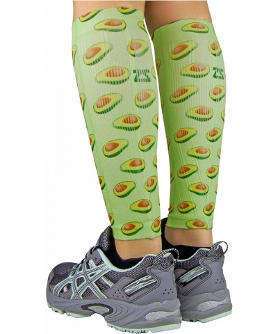 Running Leg Compression Sleeves - Shin Splint, Calf Compression Sleeve Men and Women Small-Medium Avocados - Lime Green $26.5...