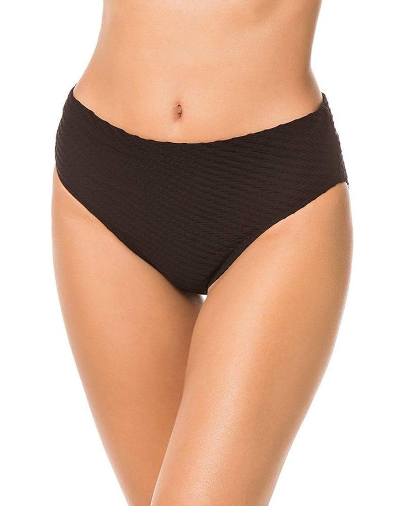 Women's Seamless Basic Swimsuit Bottom Ribbons Bondi Blue $16.88 Swimsuits