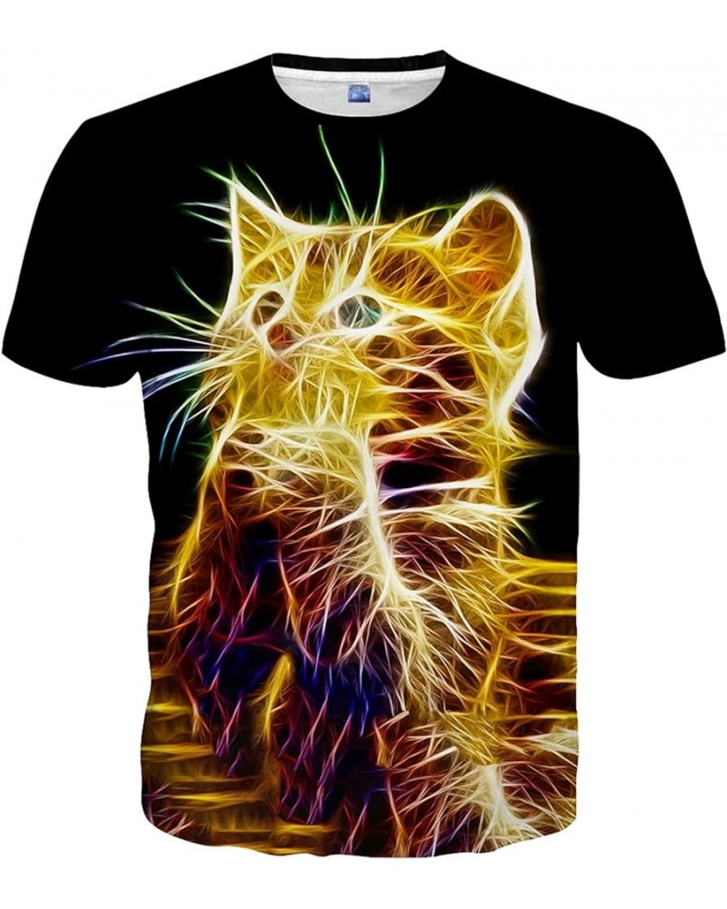 Mens Womens Graphic T-Shirts Unisex 3D Printed Short Sleeve Shirts Tops Style 21 $10.78 T-Shirts