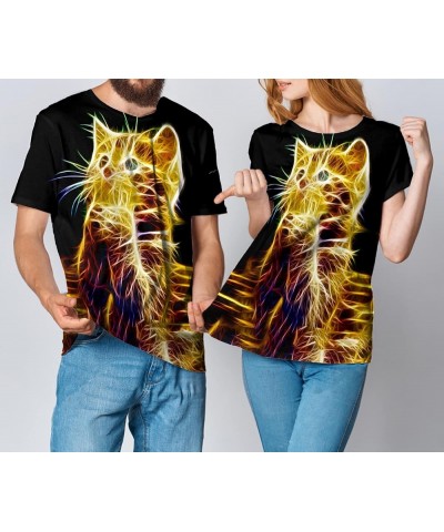 Mens Womens Graphic T-Shirts Unisex 3D Printed Short Sleeve Shirts Tops Style 21 $10.78 T-Shirts