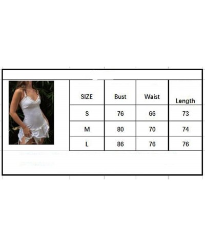 Women Patchwork Spaghetti Strap Dress 2023 Summer Lace-up Front Square Neck Y2k Mini Dress Vintage Fairy Streetwear O White I...