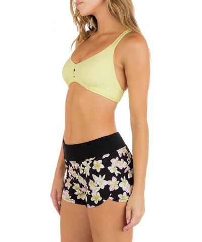 Women's Standard 2.5" Soft Waistband Boardshort Plumeria $24.84 Swimsuits