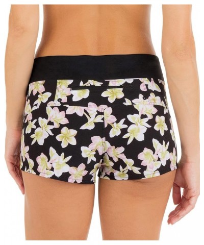 Women's Standard 2.5" Soft Waistband Boardshort Plumeria $24.84 Swimsuits