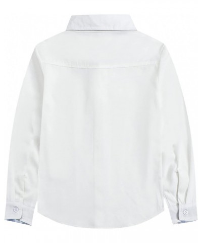 Girls & Women's Long Sleeve Casual Button Down Shirts, 3 Months - Adult 2XL Women A White / Blue $7.94 Blouses