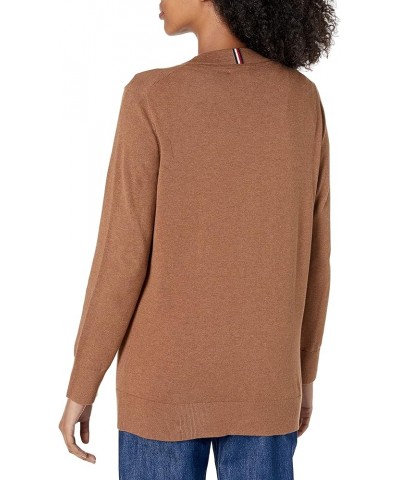 Women's Adaptive Cardigan Sweater with Magnetic Buttons B2732 Brown Heather $19.90 Sweaters