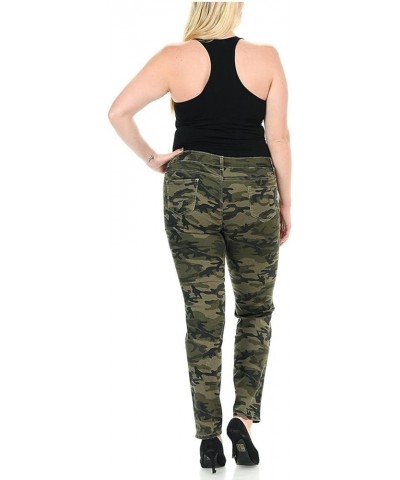 / Rue21 Juniors Womens Plus Size Stretch Army Camo Camouflage Skinny Denim Jeans Pants Plus Size Camouflage Cs009 $17.69 Jeans