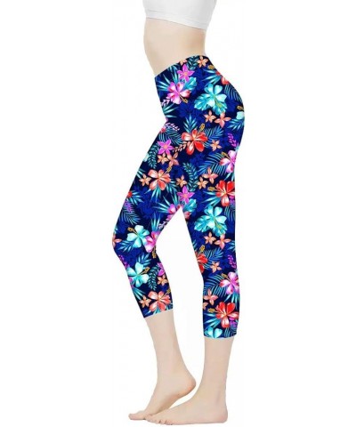 Yoga Leggings for Womens Girls High Waist Workout Pants Butt Lifting Soft Seamless Legging Buttery Soft XS-3X Tropical $10.58...