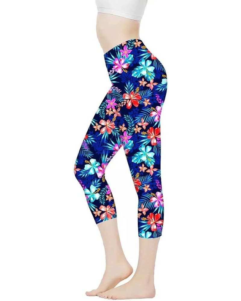 Yoga Leggings for Womens Girls High Waist Workout Pants Butt Lifting Soft Seamless Legging Buttery Soft XS-3X Tropical $10.58...