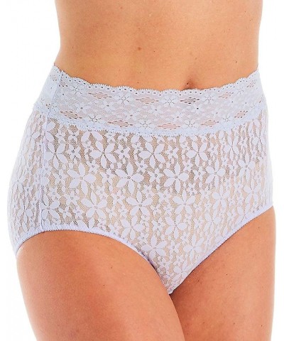 Women's Halo Lace Brief Panty Purple Heather $10.20 Lingerie