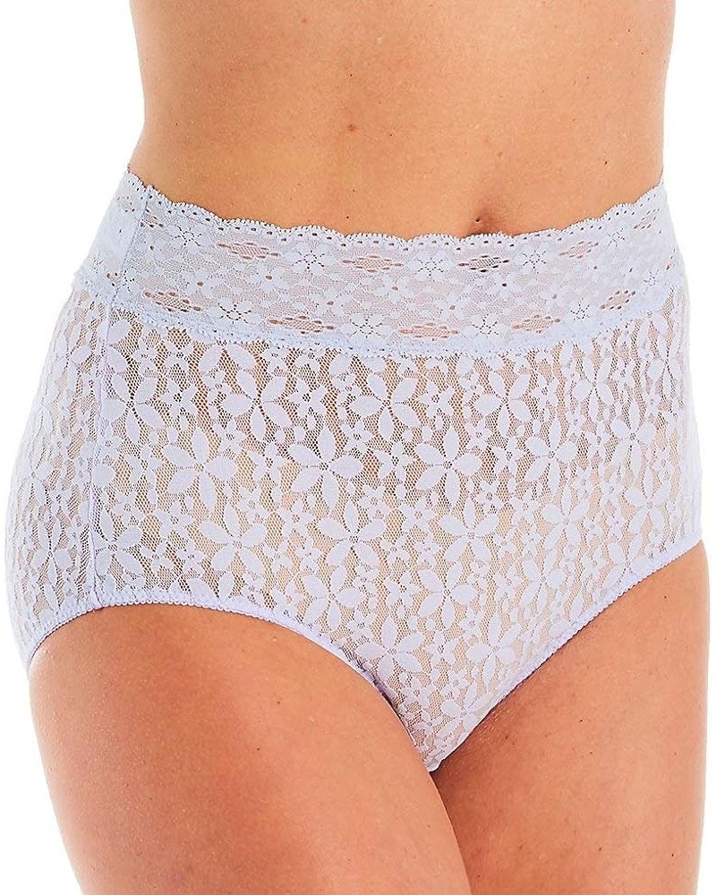 Women's Halo Lace Brief Panty Purple Heather $10.20 Lingerie