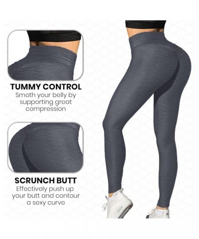 Butt Lifting Workout Tummy Control Leggings for Women TikTok High Waisted Yoga Pants Scrunch Gym Booty Tights Grey $7.94 Acti...