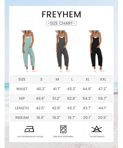 Casual Jumpsuit for Women Sleeveless Summer Loose Stretchy Maternity Onesie Overalls Rompers 2024 Darkkhaki $11.49 Overalls