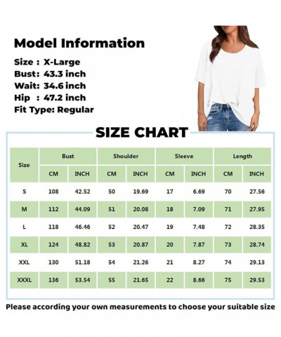 Oversized Tshirts for Women Womens Oversized T Shirts Crewneck Short Sleeve Tops Summer Casual 2024 Y2K Basic Tee C 05-purple...