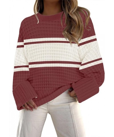 Women's Oversized Sweaters 2023 Fall Winter Ribbed Knitted Outfits Chunky Warm Pullover Sweater 16 cloblockre $24.19 Sweaters