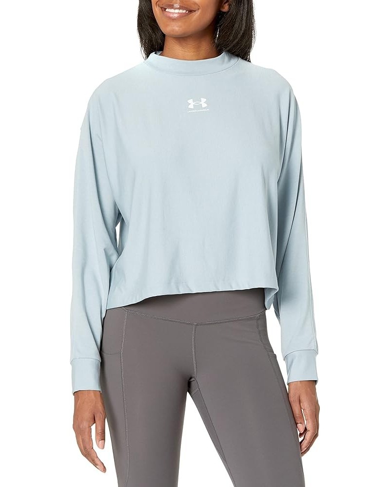 Women's Rival Terry Oversized CEW (465) Harbor Blue / / White $13.88 Hoodies & Sweatshirts