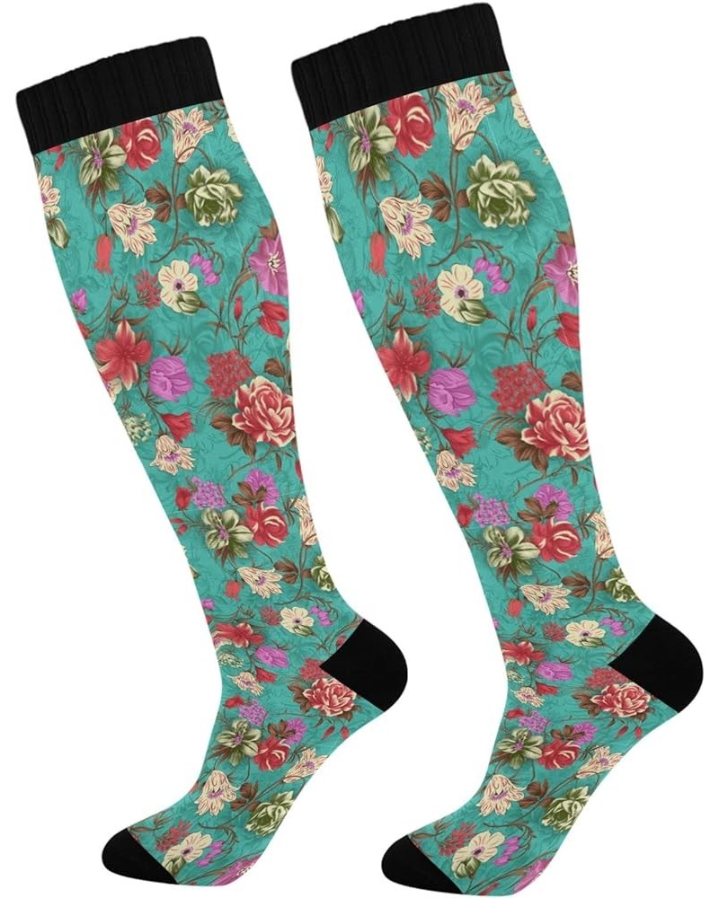 Compression Socks for Women & Men Circulation Breeds Drawn Dogs Best Support for Nurses, Running A1 $10.02 Activewear