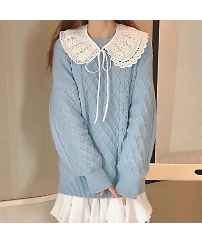 Detachable Fake Lace Collar Decorative Choker for Women's Dresses and Sweater Daisy $11.19 Blouses