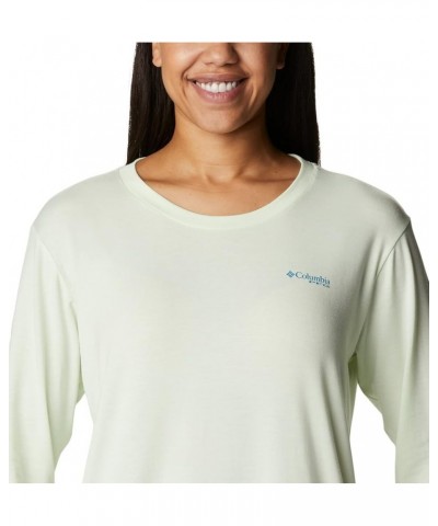 Women's Slack Water Graphic Boyfriend Ls Light Lime/Cypress Gradient $19.16 Activewear