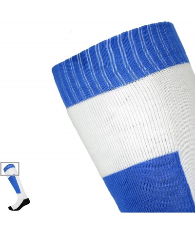 Thickened Fencing Socks,Colorful Cotton Fencing Socks for Epee,Sabre and Foil(1 Pair,Blue/Pink) Blue-black $9.67 Activewear