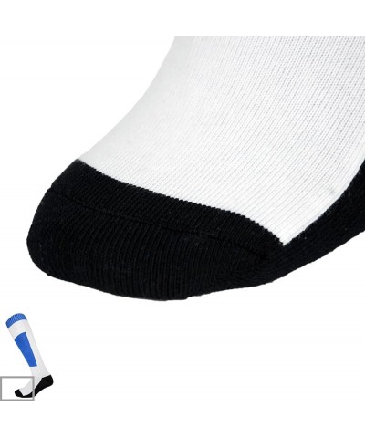 Thickened Fencing Socks,Colorful Cotton Fencing Socks for Epee,Sabre and Foil(1 Pair,Blue/Pink) Blue-black $9.67 Activewear