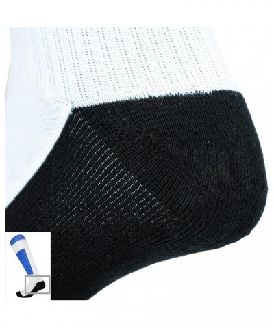 Thickened Fencing Socks,Colorful Cotton Fencing Socks for Epee,Sabre and Foil(1 Pair,Blue/Pink) Blue-black $9.67 Activewear