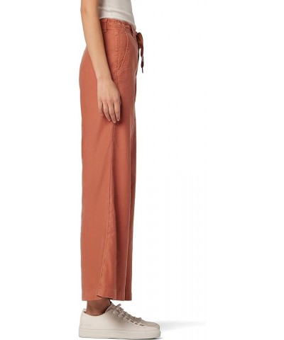 Women's Wide Leg Paper Bag Trouser Pant Bronzed $24.50 Others