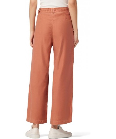 Women's Wide Leg Paper Bag Trouser Pant Bronzed $24.50 Others