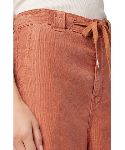 Women's Wide Leg Paper Bag Trouser Pant Bronzed $24.50 Others