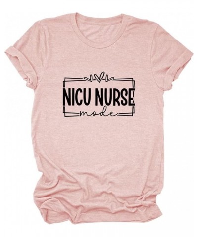 Nicu Nurse Sweatshirt Womens Crewneck Long Sleeve Retro Graphic Pullovers Nicu Nurse Gift Lightweight Tops N2-pink $10.39 Hoo...