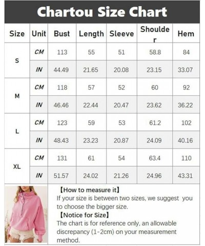 Women Cropped Zip Up Hoodie Y2k Oversized Sweatshirt Half Zip Pullover Long Sleeve Shirts Hooded Tunic Top Pink $15.98 Hoodie...