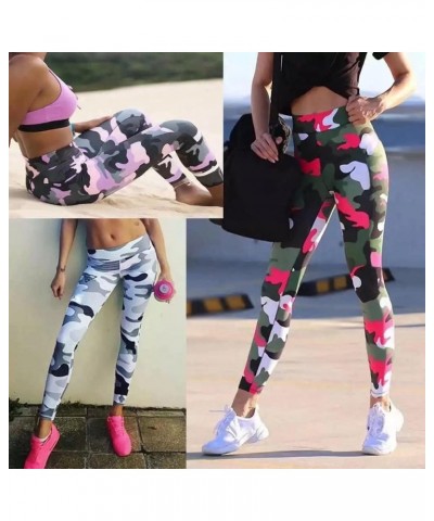 Women High Waist Tummy Control Leggings for Sports Running Gym Fitness Workout Yoga Pants Full Length Cactus $11.50 Activewear