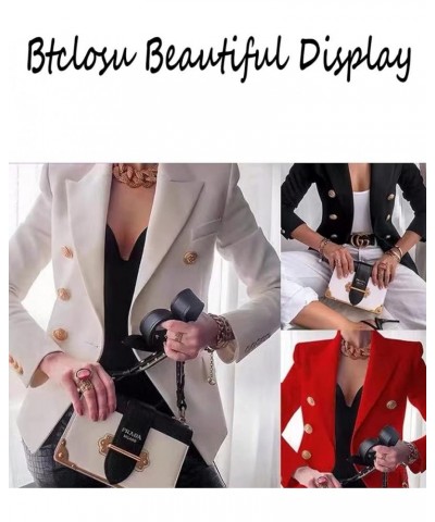 Womens Blazer Casual Business Coat Draped Open Front with Pocket Silver $22.87 Blazers