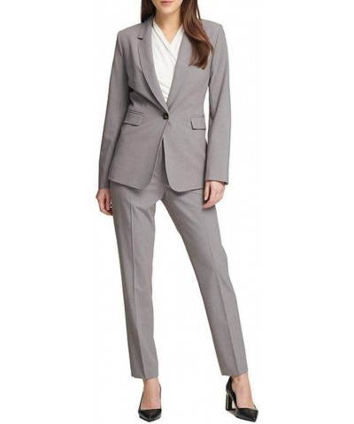 Womens One-Button Long Sleeve One-Button Blazer Gray 2 $21.99 Blazers