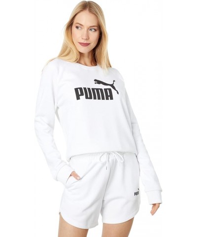 Women's Crewneck Sweatshirt Black-White $15.10 Activewear