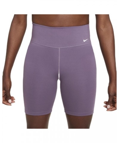 One Women's Mid-Rise 7" Bike Shorts DD0243-010 Size Amethyst Smoke/White $10.35 Activewear